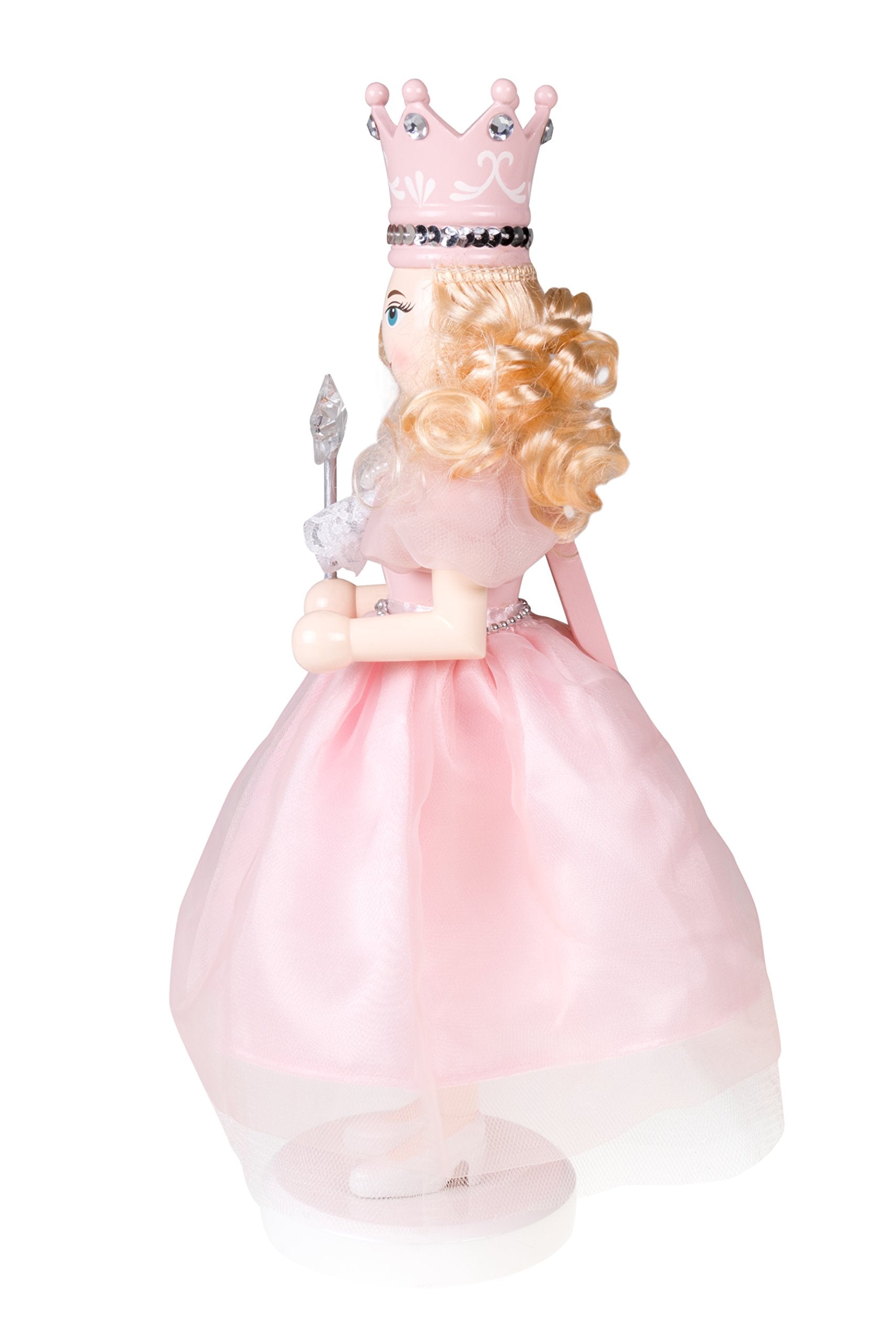 Clever Creations Sugar Plum Fairy 14 Inch Traditional Wooden Nutcracker, Festive Christmas D  cor for Shelves and Tables